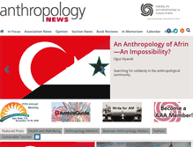 Tablet Screenshot of anthropology-news.org